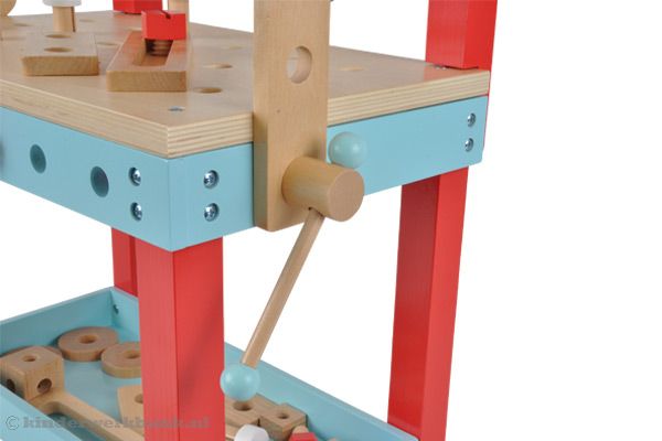 Woodtoys Houten werkbank Kinderwerkbank.nl